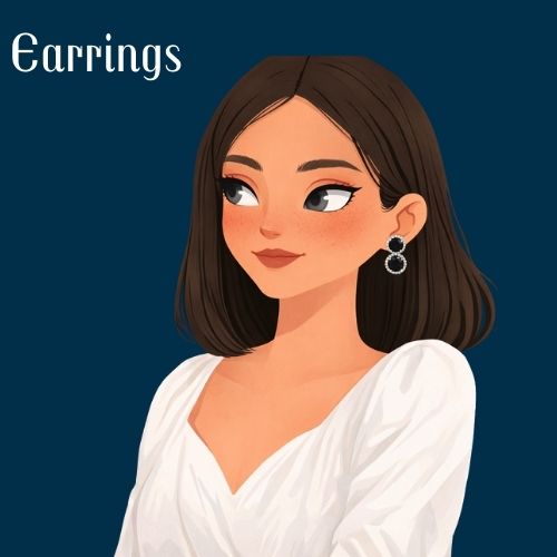 Brass Earrings - Risha Jewels