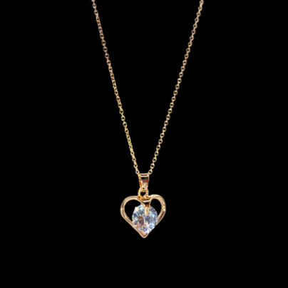 Buy Rose Gold Love Chain Pendant Online | Risha Jewels
