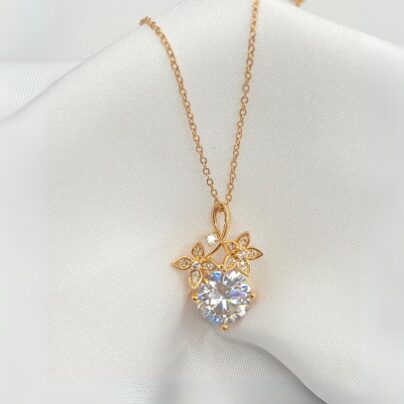 Buy Rose gold Sterling Brass Pendant Online | Risha Jewels