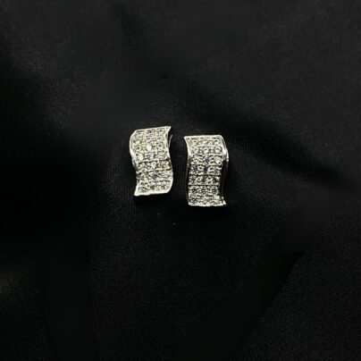 Buy Shiny Zircon Brass Studs Online | Risha Jewels