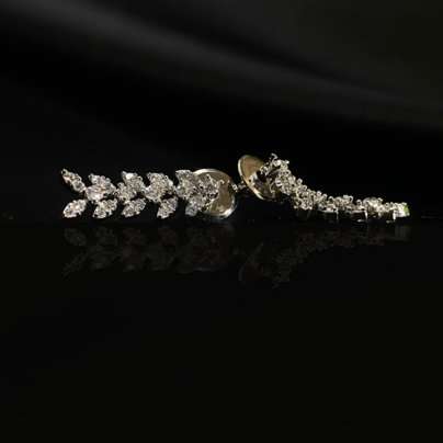 Buy Leafy Brass Adornments Earrings Online | Risha Jewels