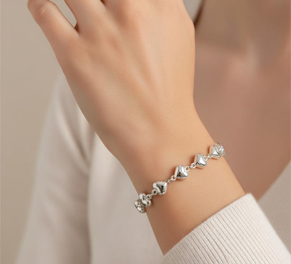 silver bracelets