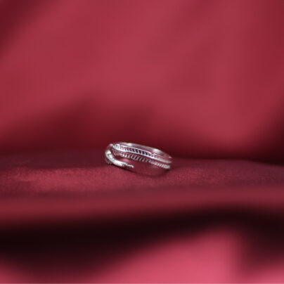 Buy Silver Versatile Silver Twist Ring Online | Risha Jewels