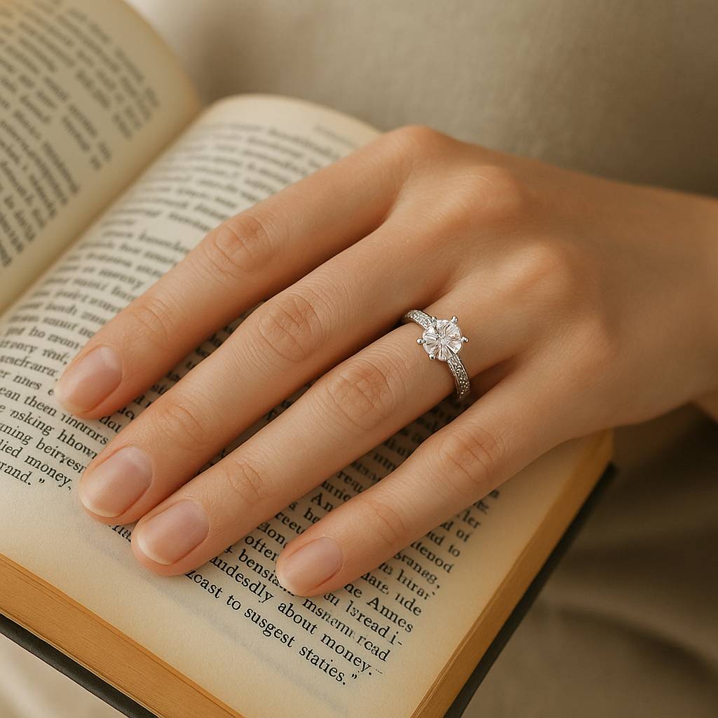 Everlasting Love Silver Ring - Image 5