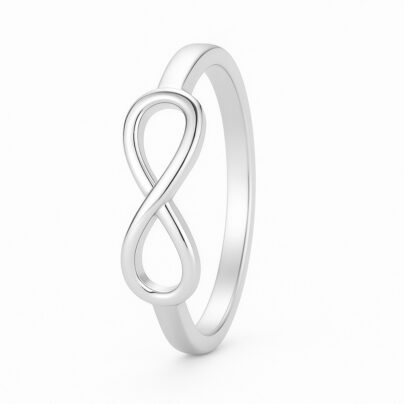 forever infinity silver ring