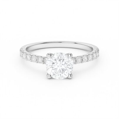 Stellar Silver Circle Ring For Her