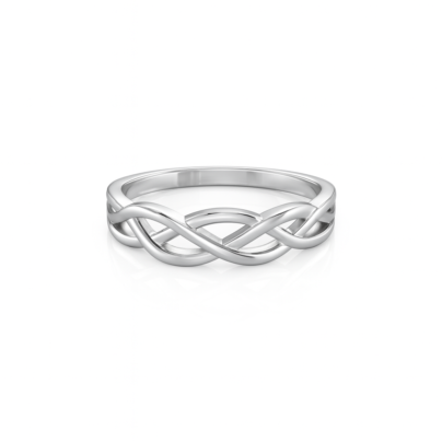 Silver Rope Twist Ring For Him & Her