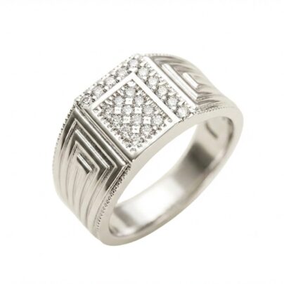 Arcane Silver Boxed Ring For men