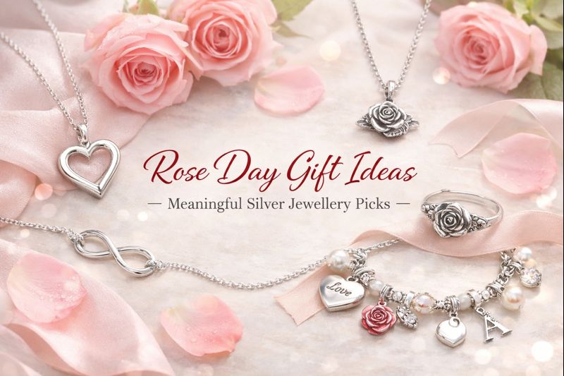 Rose Day Gift Ideas: Meaningful Silver Jewellery Picks for Women searches