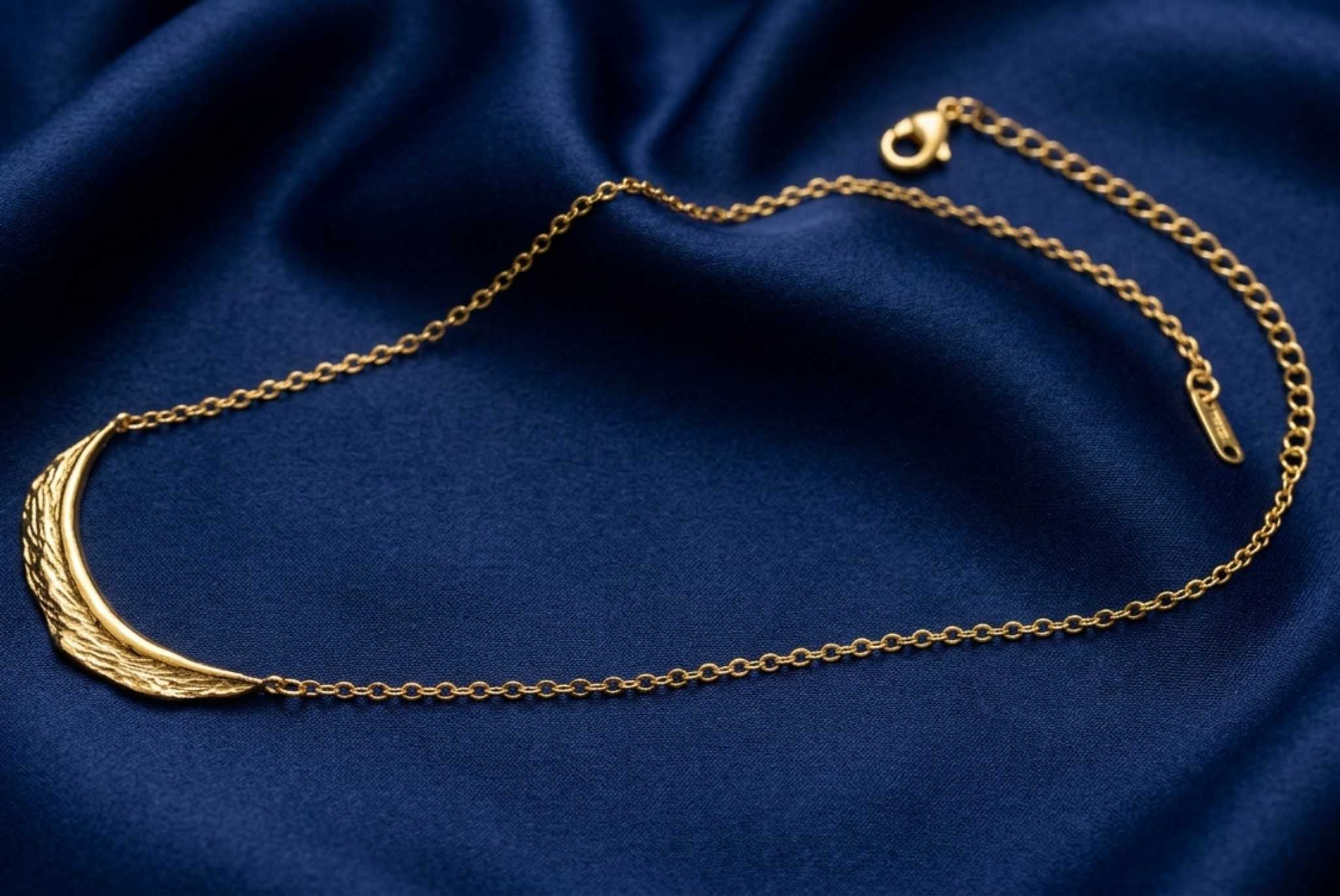 Golden Arc Necklace - Image 2