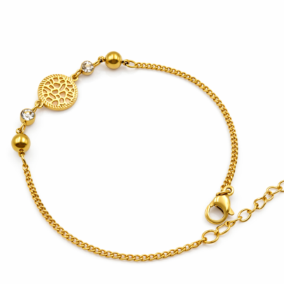 Golden Vintage Coin Bracelet