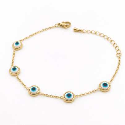 Evil Eye Station Bracelet