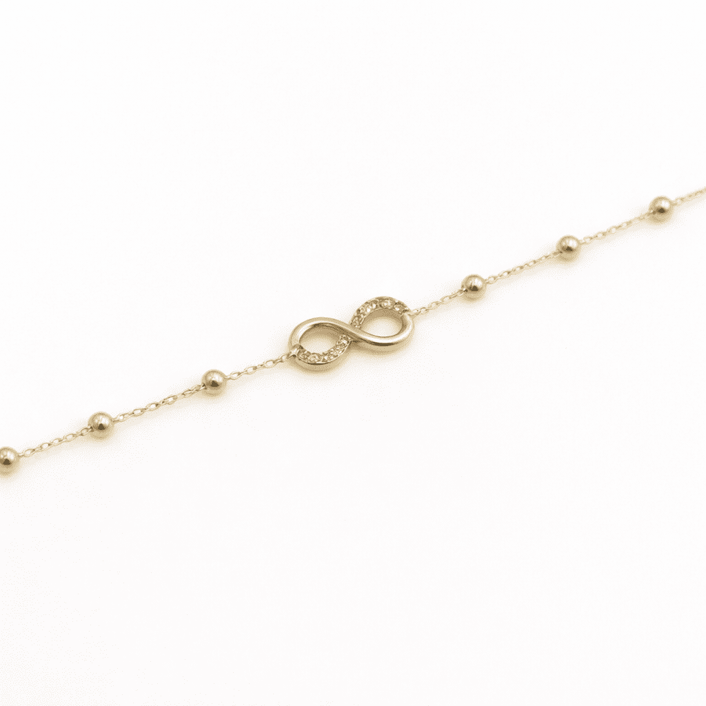 Minimal Infinity Charm Bracelet